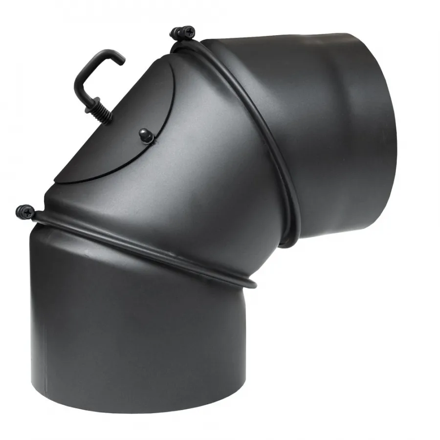Nastaviteľné koleno PARKANEX 130mm/90° s klapkou a čistiacim otvorom