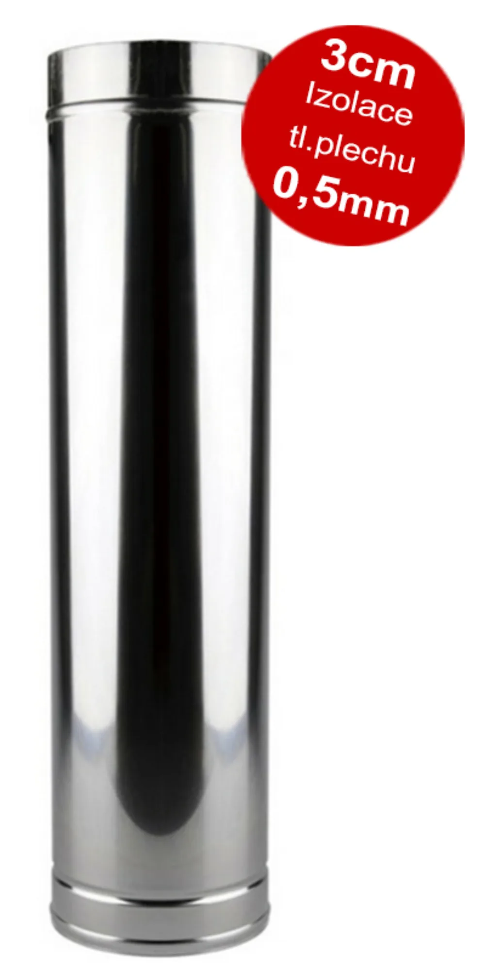 SLIM nerezová rúra 180/1,0m
